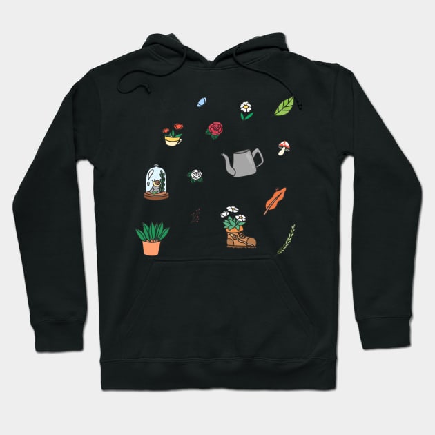 Garden items Hoodie by IcyBubblegum